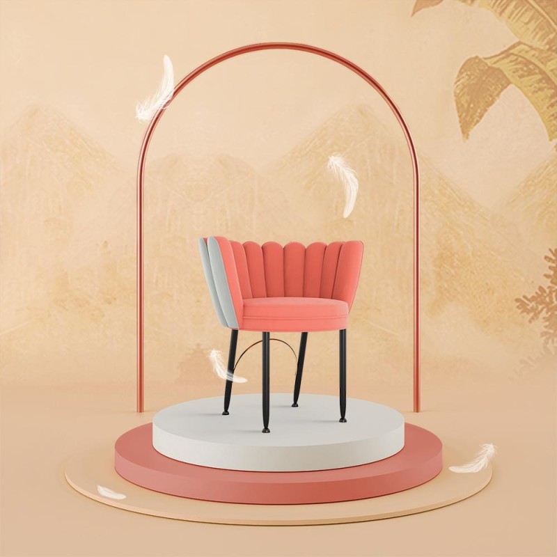 Angel Dining chair pine and stainless steel