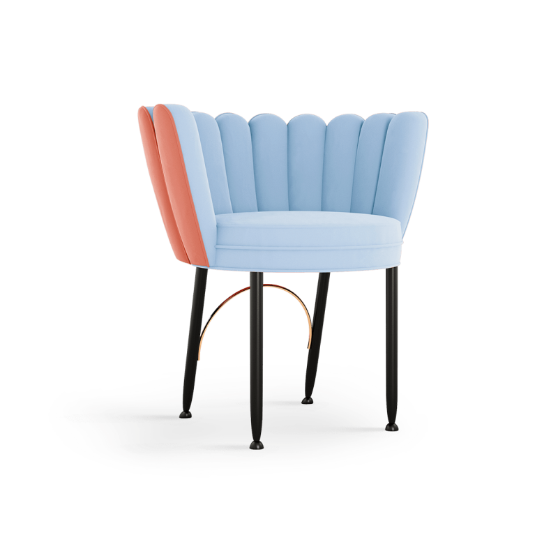 Angel Dining chair pine and stainless steel
