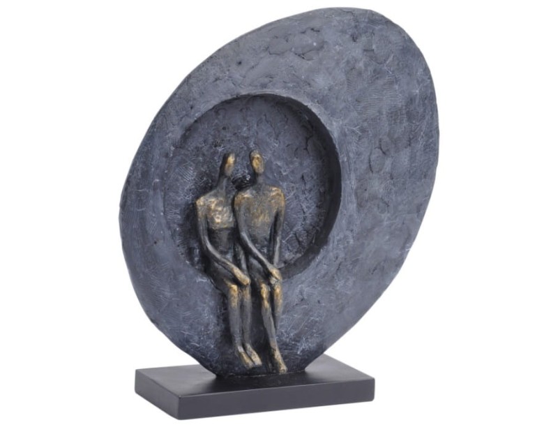 Ayrton Love Abstract Sculpture 33 cm stone and polyresin