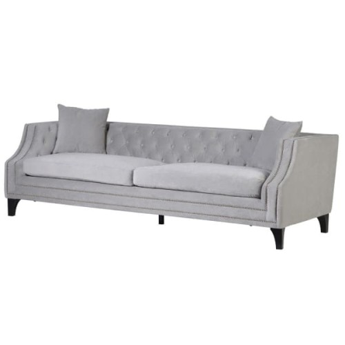 Luxury Light Grey Sofa Manresa 237 cm