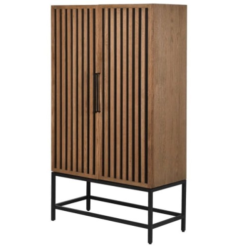 Enderby Wood Fluted Cabinet 175 cm