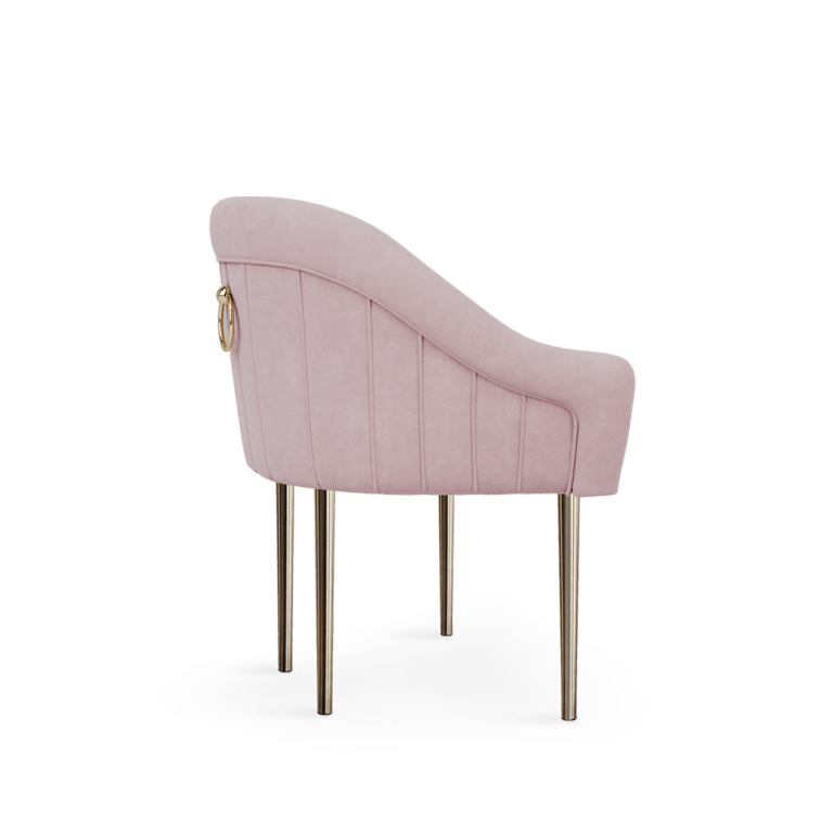 KATHARINA DINING CHAIR  from OTTIU BEECH BRASS velvet
