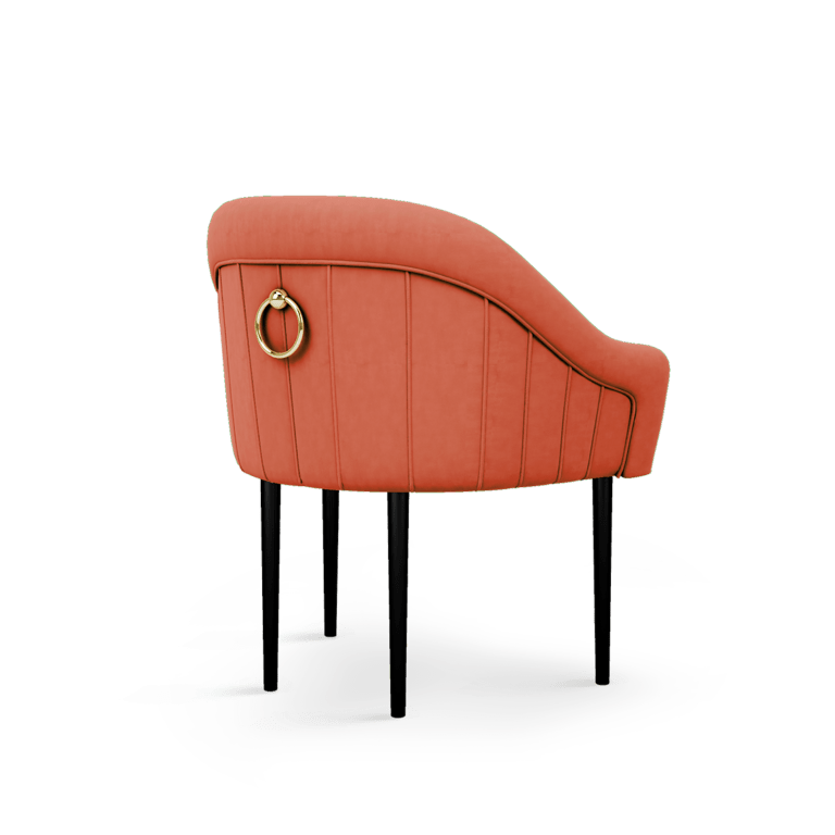 KATHARINA DINING CHAIR  from OTTIU BEECH BRASS velvet