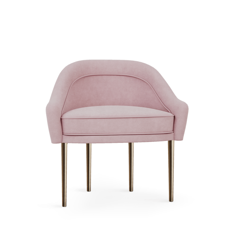 KATHARINA DINING CHAIR  from OTTIU BEECH BRASS velvet