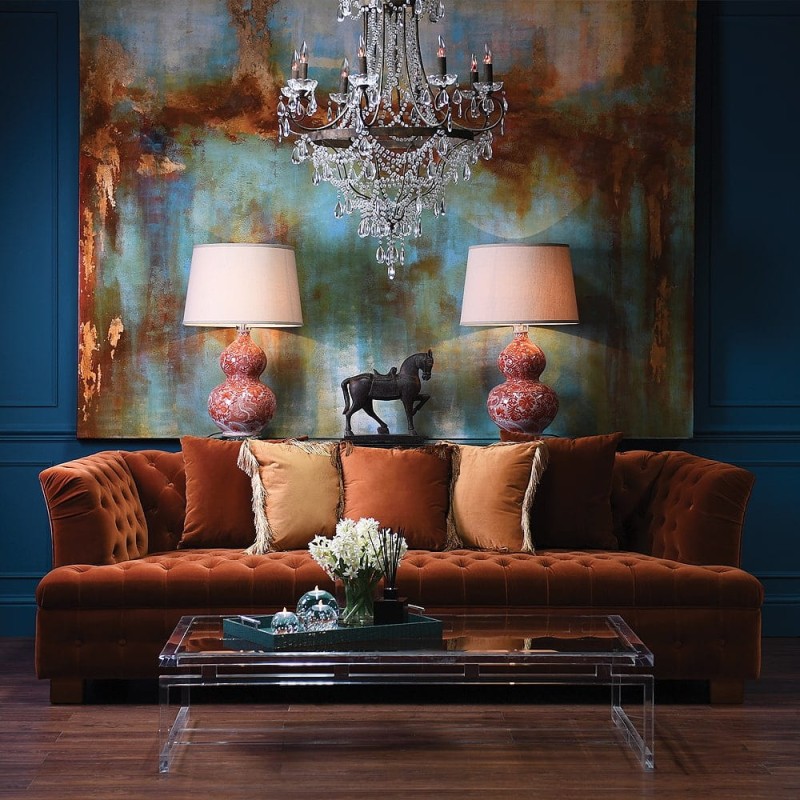 Belgrave Chandelier 79x110 cm iron with crystals