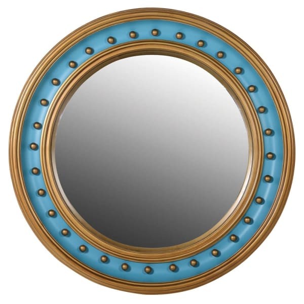 Minor Blue Mirror 96 cm turquoise gold decorative frame
