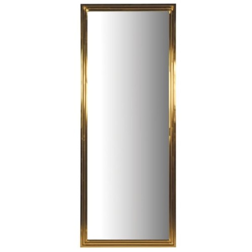 Linton Gold Large Rectangular Mirror 220 cm stainless steel frame