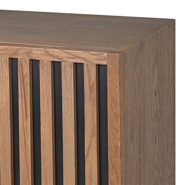 Enderby Wood sideboard 175 cm with fluted doors