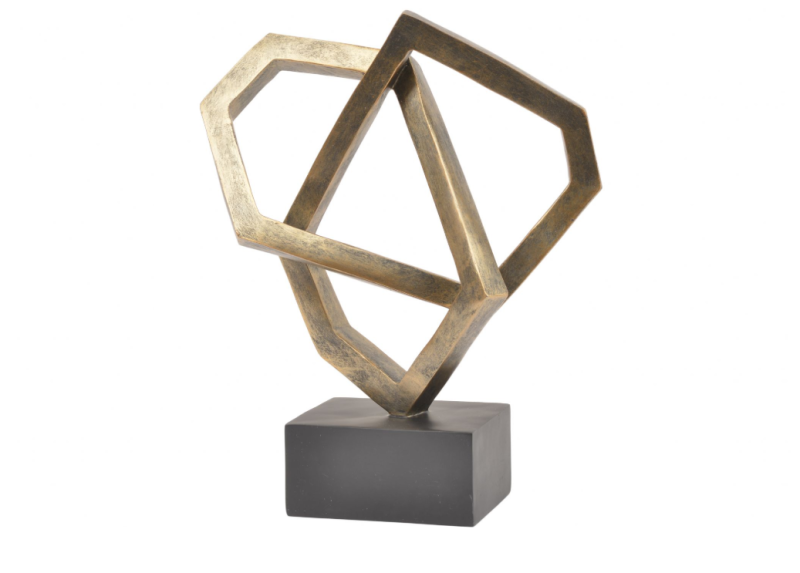 Eternity Antique Bronze Sculpture with poliresin and stone