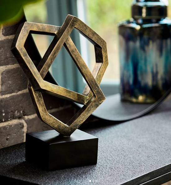 Eternity Antique Bronze Sculpture with poliresin and stone