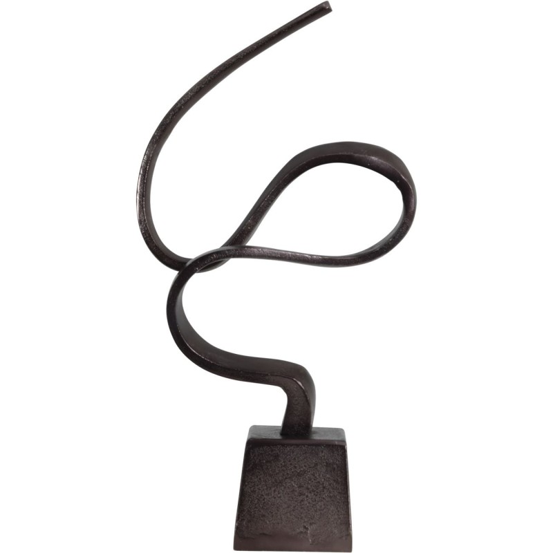 Sloane Abstract Sculpture 51 cm brown aluminium on the base