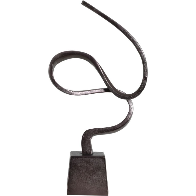 Sloane Abstract Sculpture 51 cm brown aluminium on the base