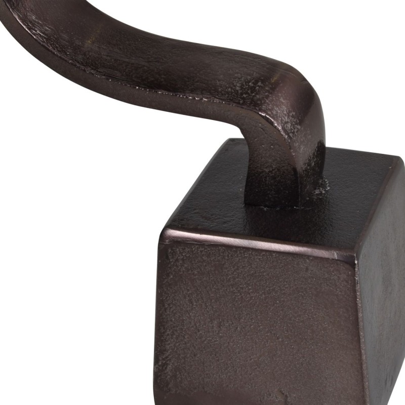 Sloane Abstract Sculpture 51 cm brown aluminium on the base