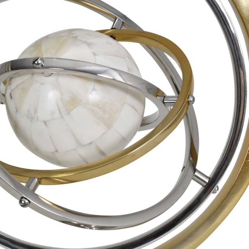 Gold astronomical decoration for a desk