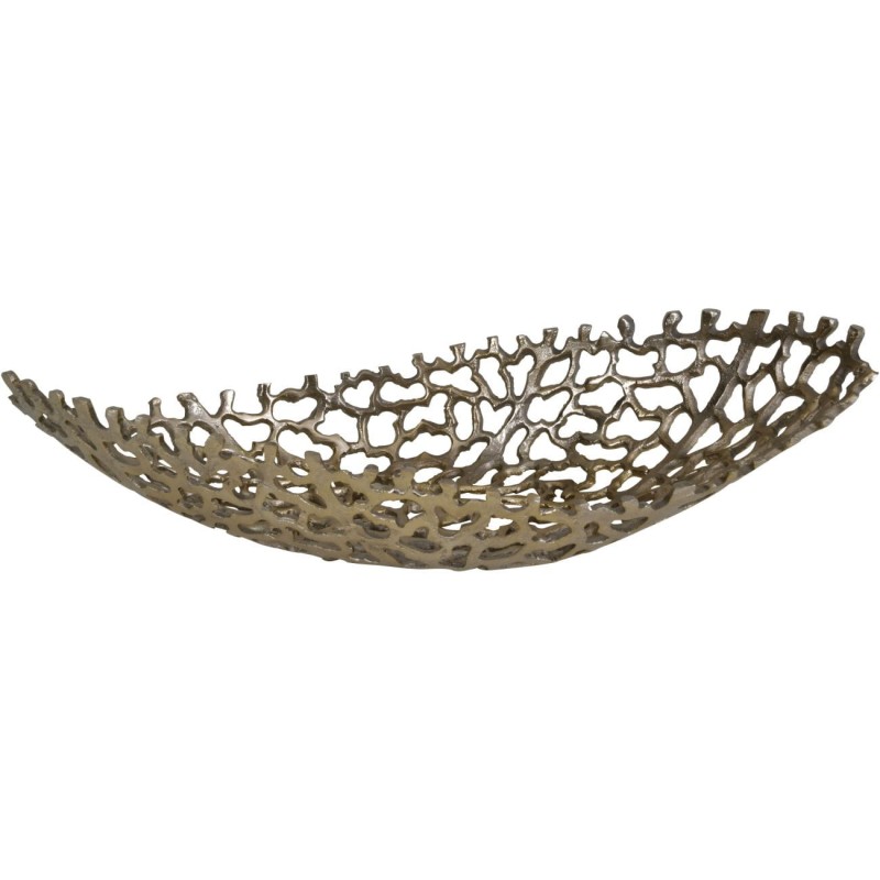 Gold pierced bowl for a sideboard or console