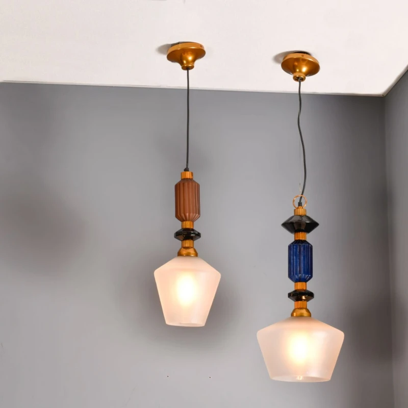 Glass ceiling light for living room and dining room