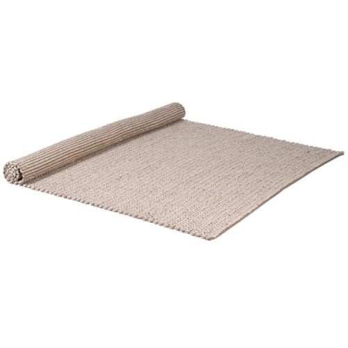 Beige Wool Hand-Woven Rug 183 x 274cm – 100% Wool Rug