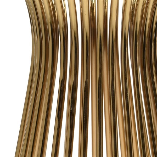 Chiswick Elegance Gold Dining Table 100 cm – Round Glass Top with Gold Steel Base