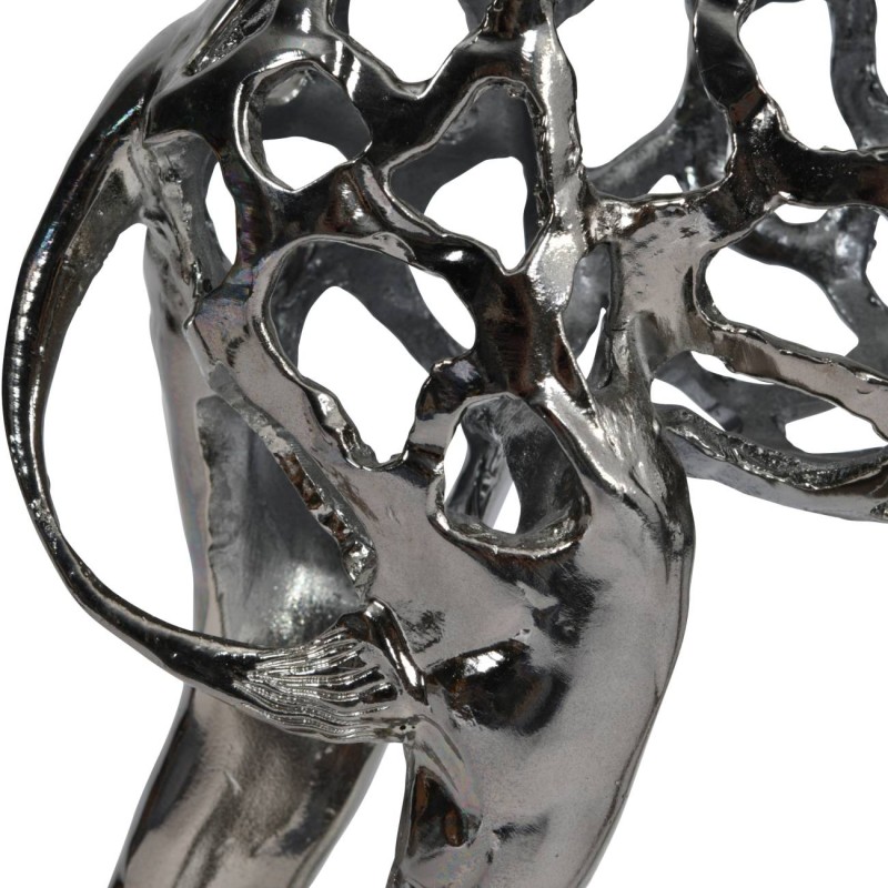 Silver Giraffe Sculpture 71.5 cm – Luxury Animal Decor | K&B London