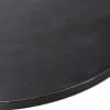 Sloane Black Coffee Tables – Black Iron Round Design with Two Levels, 80 cm Diameter