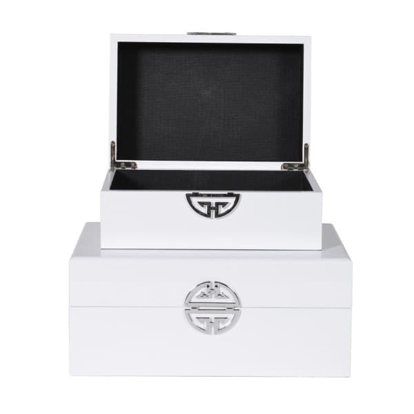 set of two luxury decorative boxes for living room