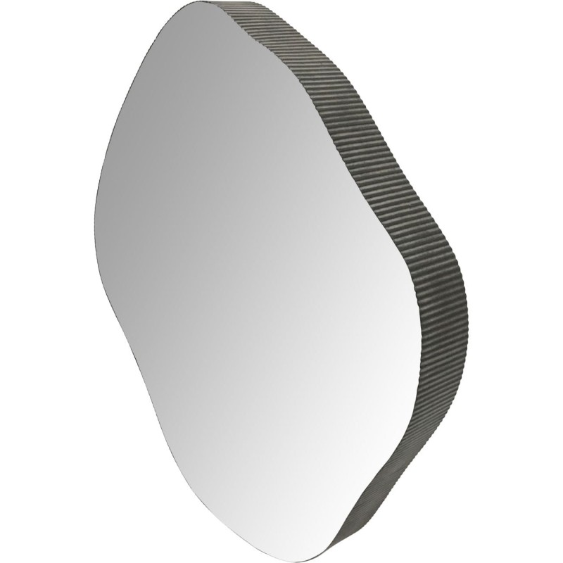 Designer Organic Wall Mirror 58.5 x 60.5 cm irregular shape iron frame