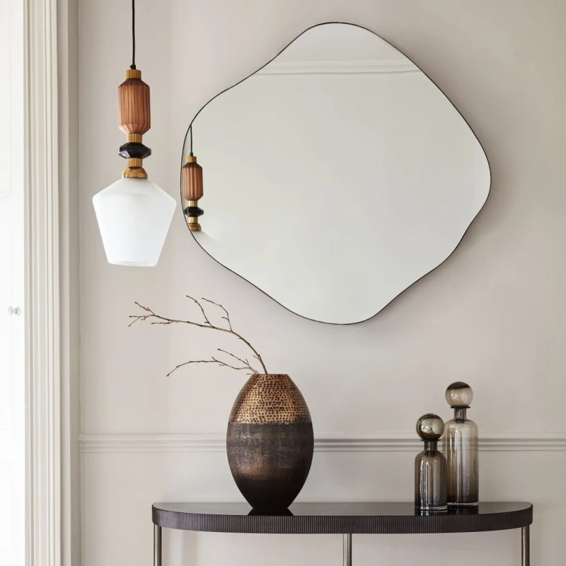 Organic XL irregular wall mirror 97 × 100.5 cm