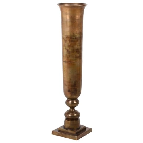 Bronze Ayrton Tall Hand-Finished Aluminium Vase – 120 cm