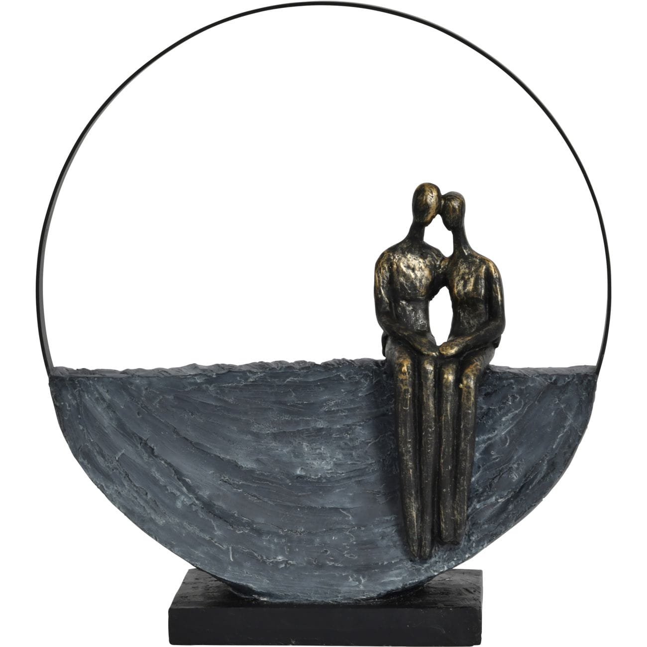  Luxurious decorative sculpture depicting a couple in love