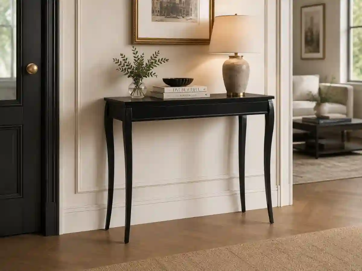 How to Style a Black Console Table: 7 Refined Interior Ideas
